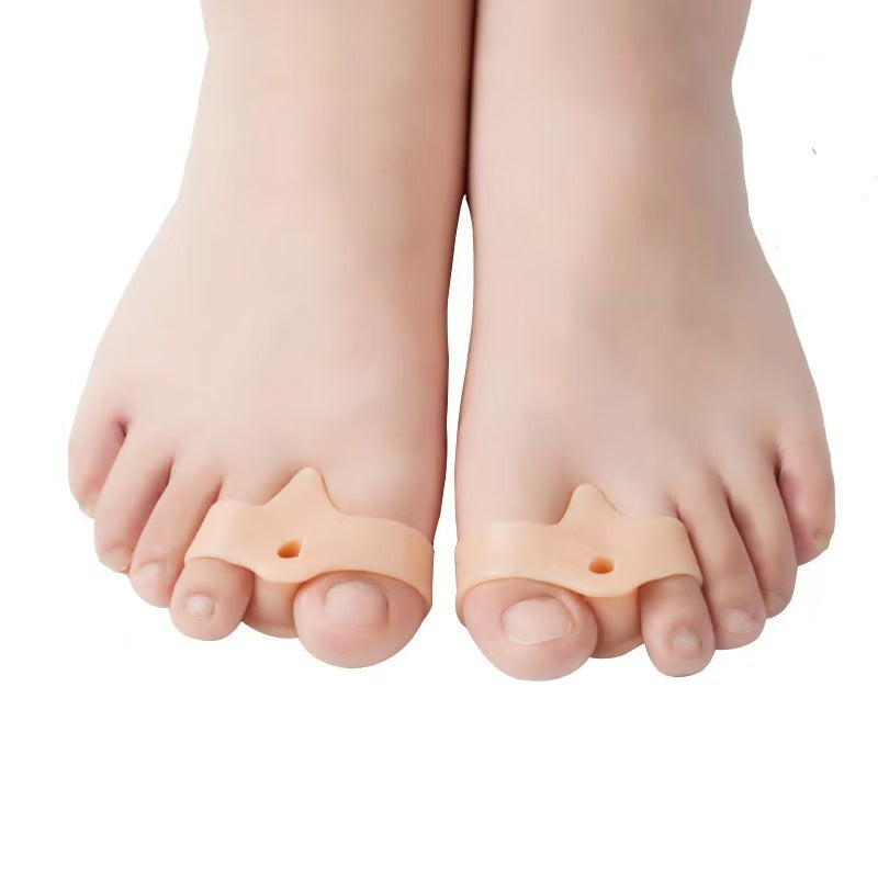 Men's And Women's Flip-out Five-toe Silicone Brace Toe Separator